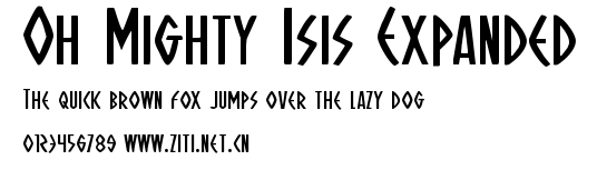 Oh Mighty Isis Expanded.ttf