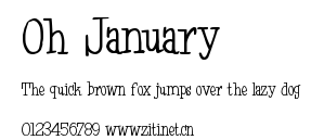 Oh January.ttf