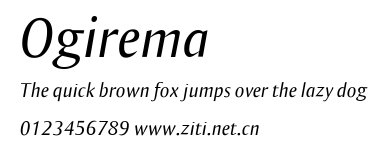 Ogirema.ttf字體轉換器圖片