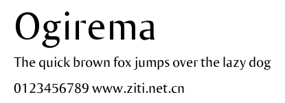 Ogirema.ttf字體轉換器圖片