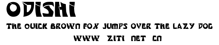 Odishi.ttf字體轉換器圖片