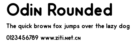 Odin Rounded.otf字體轉換器圖片