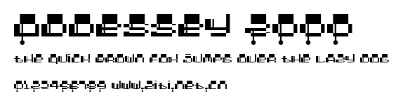 Oddessey 2000.ttf字體轉換器圖片