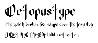 Octopustype.ttf字體轉換器圖片
