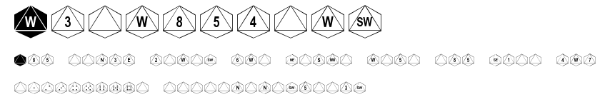 Octohedron.ttf字體轉換器圖片