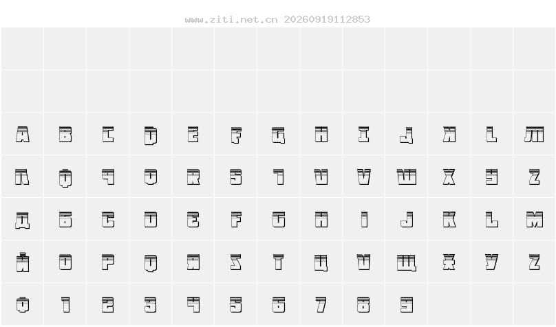 字符映射圖