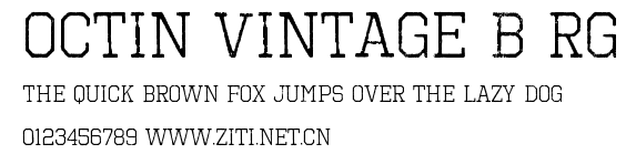 Octin Vintage B Rg.ttf