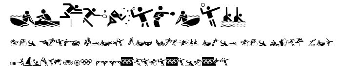 Olympicons.ttf字體轉換器圖片