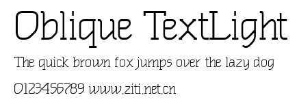 Oblique TextLight.ttf