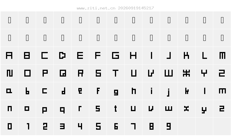 字符映射圖