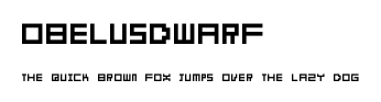ObelusDwarf.ttf字體轉換器圖片