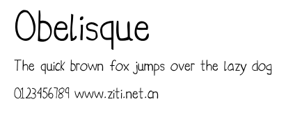 Obelisque.otf字體轉換器圖片