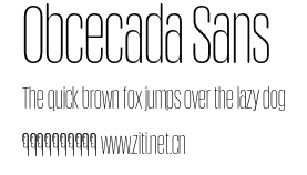 Obcecada Sans.otf字體轉換器圖片