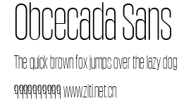 Obcecada Sans.ttf字體轉換器圖片