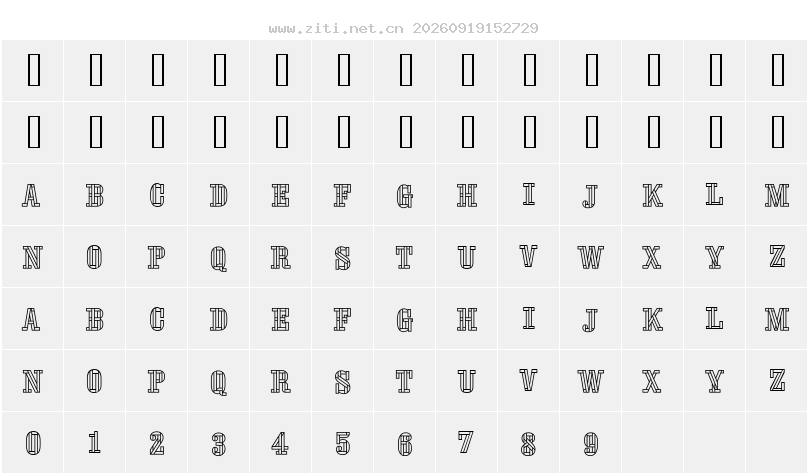 字符映射圖