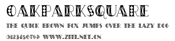 OakParkSquaRe.ttf字體轉換器圖片