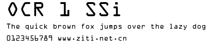 OCR 1 SSi.ttf