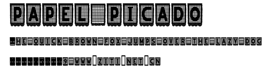 papel picado.ttf字體轉換器圖片