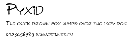 Pyxid.ttf字體轉換器圖片