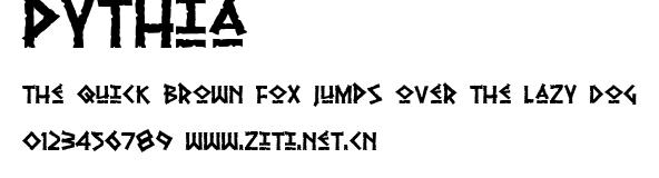 Pythia.ttf字體轉換器圖片