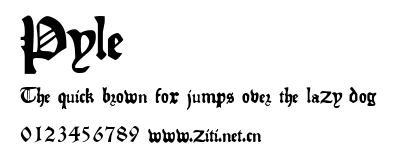 Pyle.ttf字體轉換器圖片