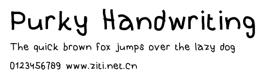 Purky Handwriting.ttf