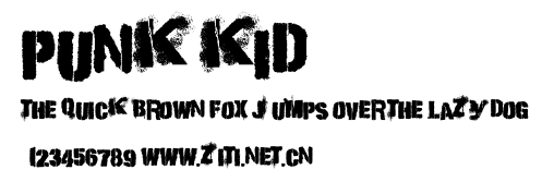 Punk Kid.ttf字體轉換器圖片