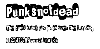 Punk'snotdead.ttf字體轉換器圖片