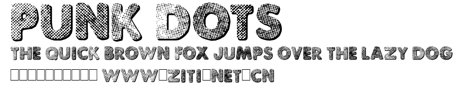 Punk Dots.ttf字體轉換器圖片