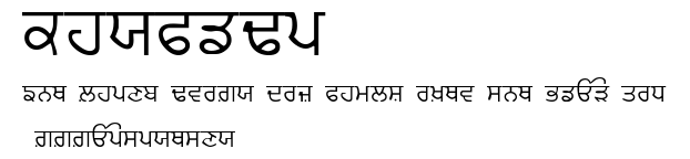 Punjabi.ttf字體轉換器圖片