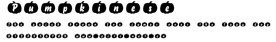 Pumpkinese.ttf字體轉換器圖片