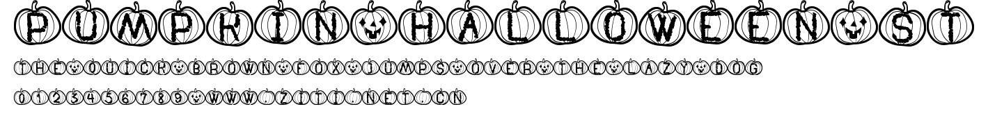 Pumpkin Halloween St.ttf字體轉換器圖片
