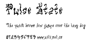 Pulse State.ttf字體轉換器圖片