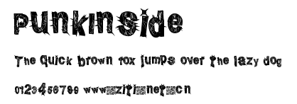 PunkInside.ttf字體轉換器圖片