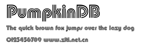 PumpkinDB.ttf字體轉換器圖片