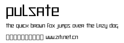 Pulsate.ttf字體轉換器圖片