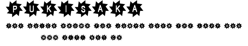 Pukisaka.ttf字體轉換器圖片