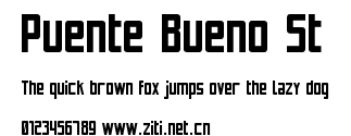 Puente Bueno St.ttf字體轉換器圖片