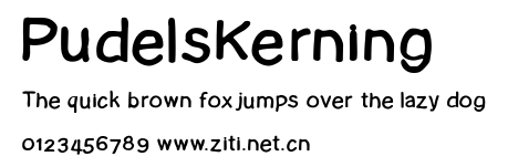 PudelsKerning.ttf字體轉換器圖片