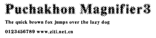 Puchakhon Magnifier3.ttf字體轉換器圖片