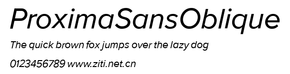 ProximaSansOblique.ttf字體轉換器圖片
