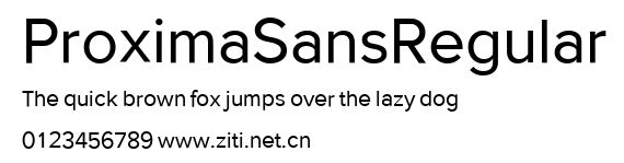 ProximaSansRegular.ttf字體轉換器圖片