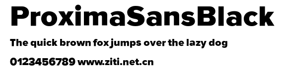 ProximaSansBlack.ttf字體轉換器圖片