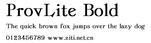 ProvLite Bold.ttf字體轉換器圖片