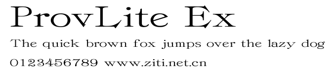 ProvLite Ex.ttf字體轉換器圖片