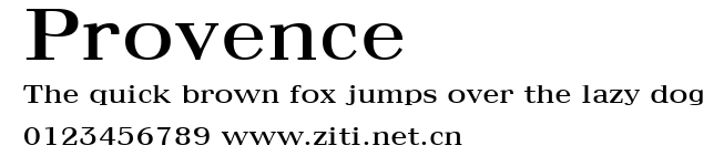 Provence.ttf字體轉換器圖片