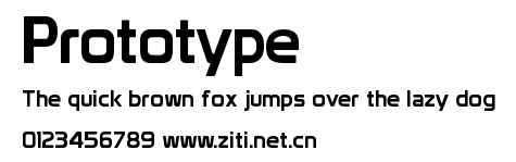 Prototype.ttf字體轉換器圖片