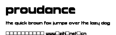 Proudance.ttf字體轉換器圖片