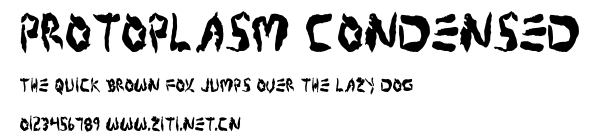 Protoplasm Condensed.ttf字體轉換器圖片