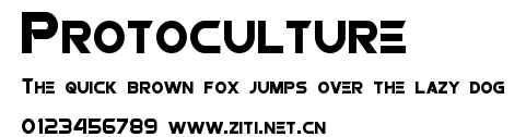 Protoculture.ttf字體轉換器圖片